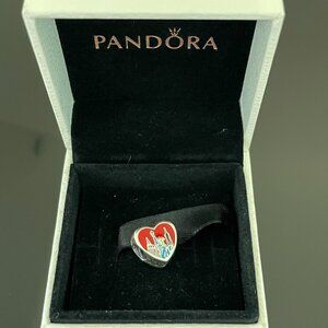 Pandora NYC Enamel Heart Charm, S925 ALE, Statue of Liberty New York City Landma
